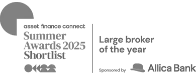 Asset Finance Connect Summer Awards 2025 Shortlist - Large Broker of the Year - Grey