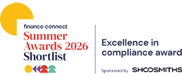 Asset Finance Connect Summer Awards 2026 Shortlist - Excellence in Compliance Colour