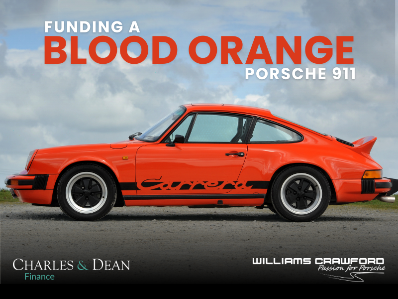 Funding a Blood Orange Porsche 911 with Williams Crawford